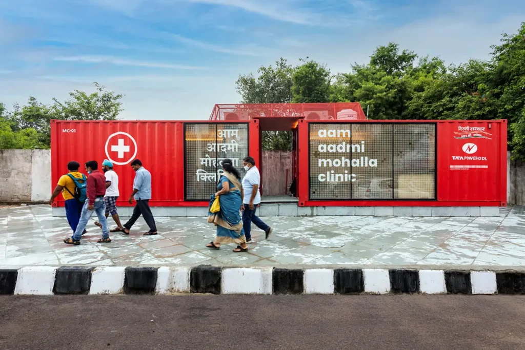 Mohalla Clinic Using Used Shipping Container